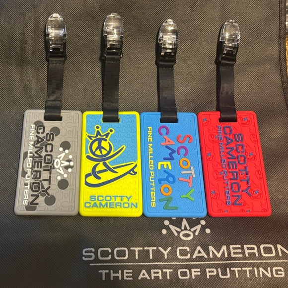 All 4 NWT SCOTTY CAMERON GALLERY Hot Head Harry Crown & Scribble SURFER Leashes - Picture 1 of 2